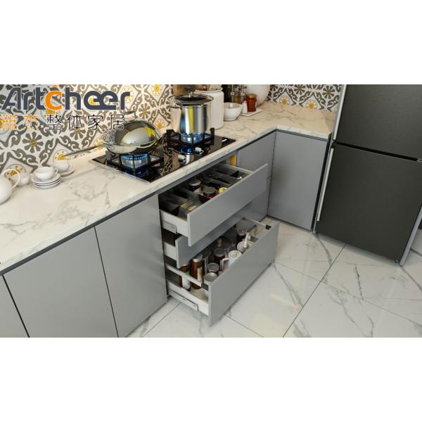 Sink Accessories Modular Kitchen Cabinets with Customized Size and Lacquer Finish