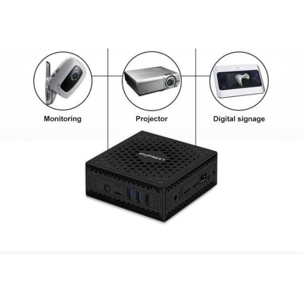 Quad Core J5005 Intel Pentium Mini PC Passive Cooling 4K @ 60 Hz 2 X HDMI 2.0