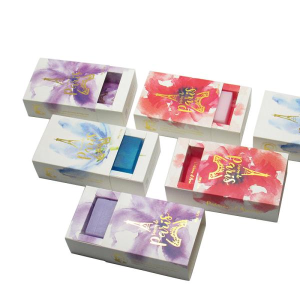 Custom Waterproof Paper Window Packaging Box For Soap