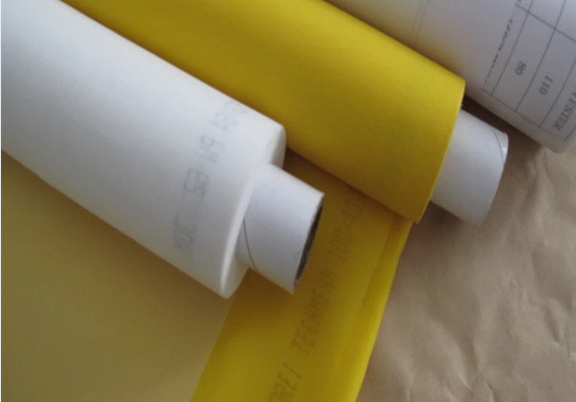 China 120T 50m White Fabric Polyester Screen Printing Mesh wholesale