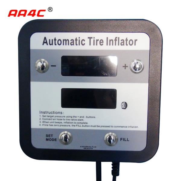 Wall-Mounted Automatic Digital Tyre Inflator with 2 Displays to Show Preset & Actual Pressure (Indoor) E-010-OPS-DL-P-2-N