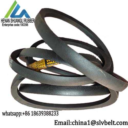 Mechanical Transmission Wrapped V Belt Wear Resistant Trapezoid Type A