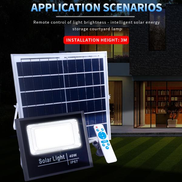 Solar LED flood light