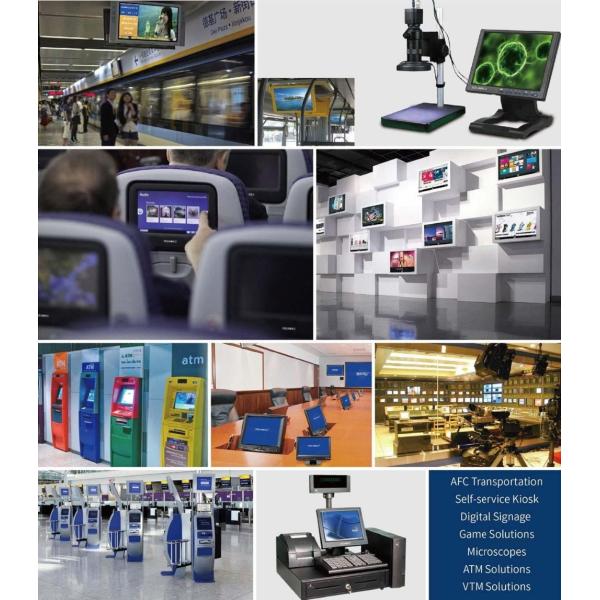 7" 800x480 TFT LCD Touch Monitor with HDMI,VGA,Video,Audio inputs ,AV Reverse Camera First