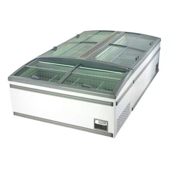 2.5 Meter Length Commercial Display Freezer Ice Cream Showcase