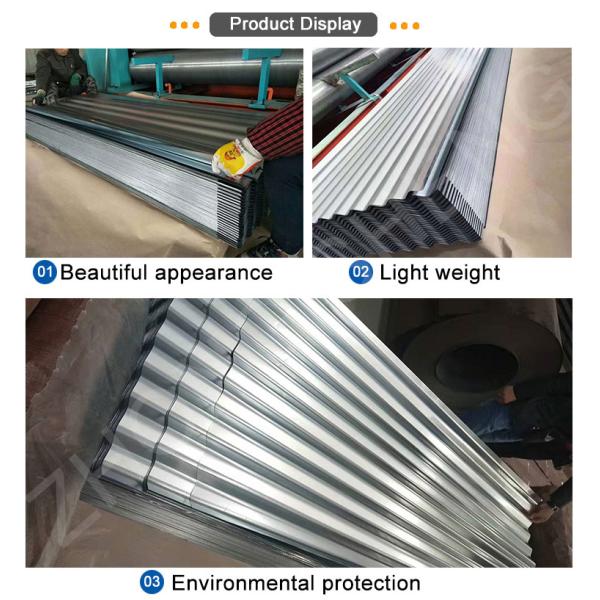 Roofing Tile Coating Types PE/PVDF/HDP/SMP Best Galvanized Steel Sheet ASTM DX51D 0.14mm-2.0mm for Your
