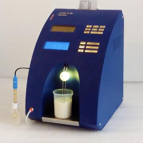 Julie C8 Automatic Milk Analyzer PH Salt Fat WaterTest Built In Printer Scope