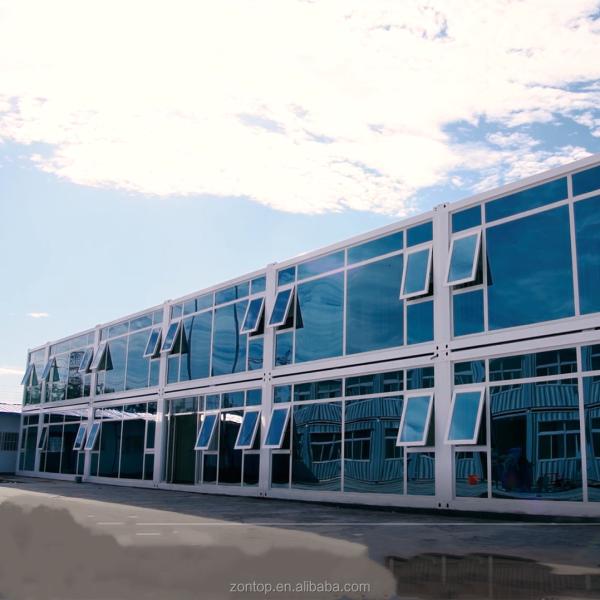 Zontop Low Cost Modern Hotel Shop Office Workshop Stackable Modular Prefab Container Homes