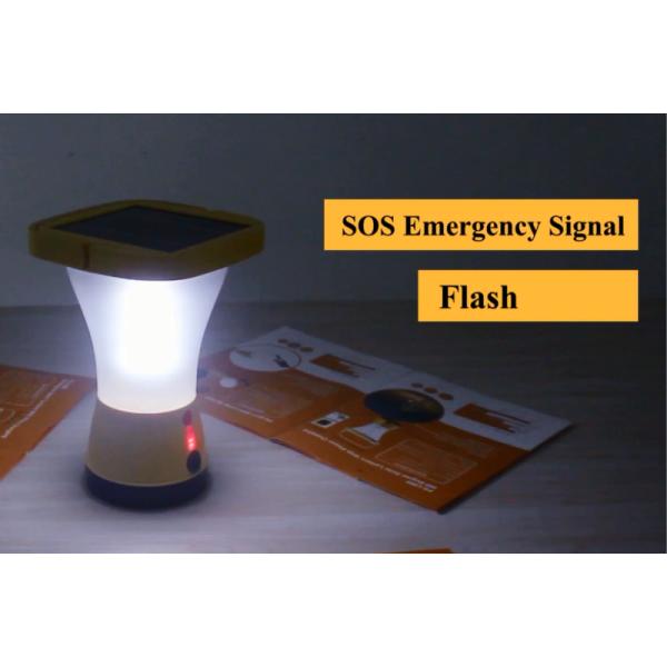 CE 12H Solar Power LED Lantern 2W 5V Solar Lantern With Phone Charger