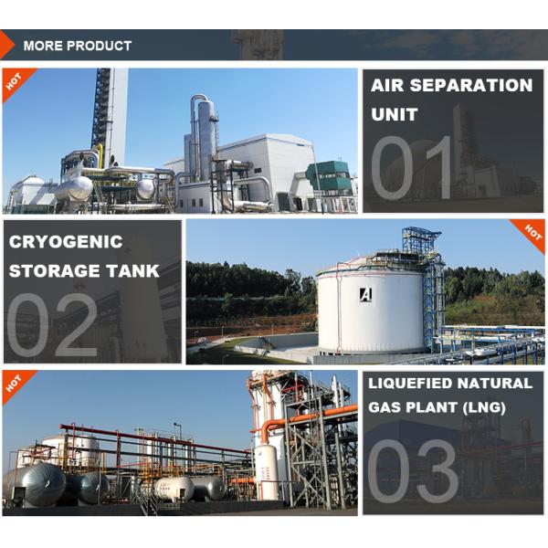 120Nm3/H Skid Mounted Industrial Oxygen Generator Cryogenic Gas Plant