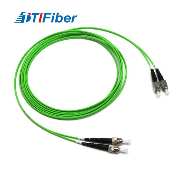 FC/UPC-ST/UPC Multimode OM5 Duplex 0.9mm/2.0mm/3.0mm LSZH Fiber Optic Patch Cord