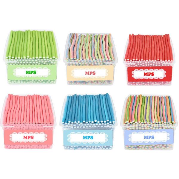 Long Sweets Sour Straw Candy product display