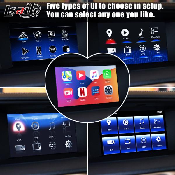 4GB Lexus GS Android Video Interface Control by joystick included NetFlix, CarPlay ,Android Auto for GS450h GS200t