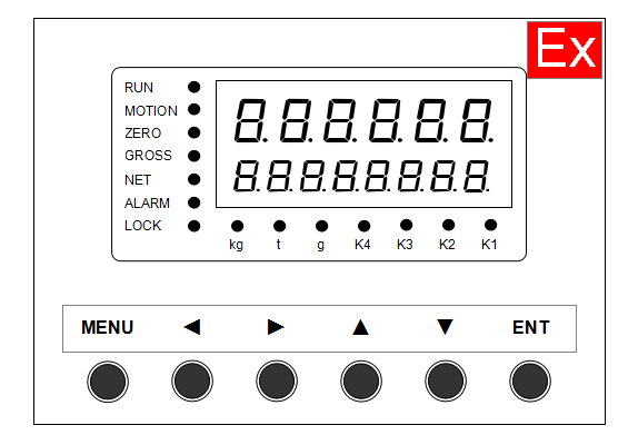 exposive proof Safety , Digital Display System And Indicators 0.03% Verification Accuracy