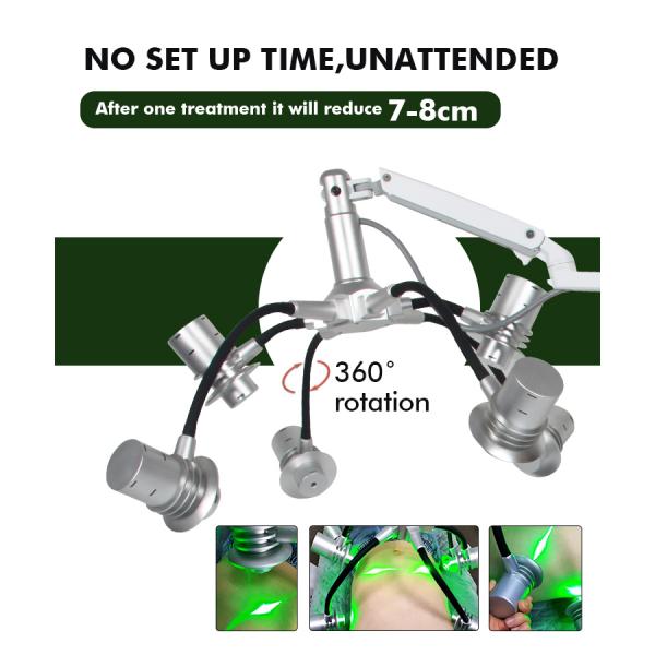 Non Invasive 532nm 6D 2 In 1 Lipo Laser Slimming Machine 300W Laser Therapy Machine