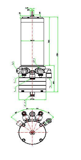 0.85KW 200000 RPM Precision CNC Router / PCB Drilling Motor Spindle Dynamic Run Out