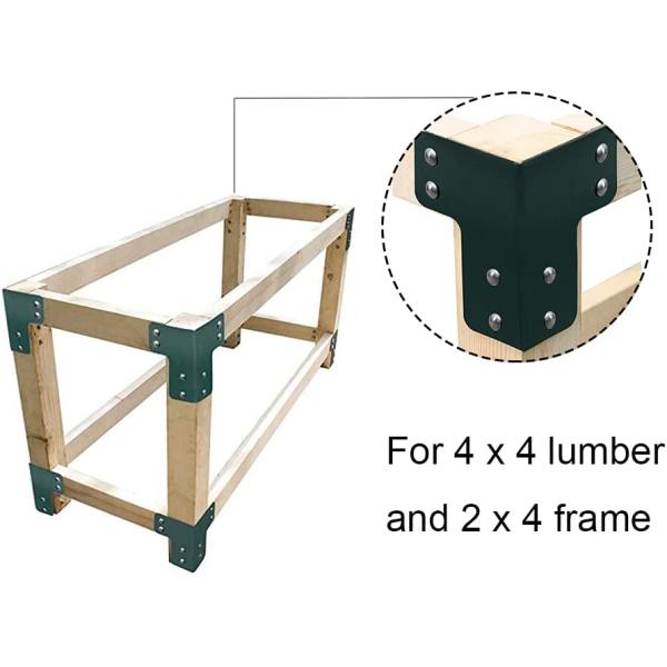 Blue Heavy Duty Steel Angle Bracket for Shop Table Popular Workbench Bracket Kit