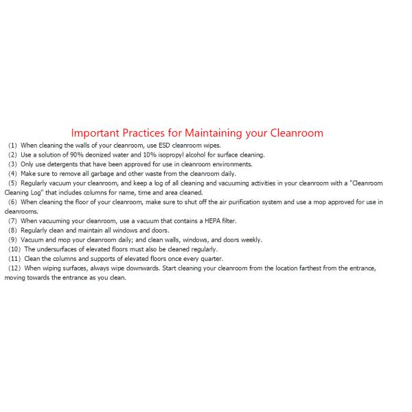 Electronic Dust Free Clean Room Air Filter Epoxy PVC ACR