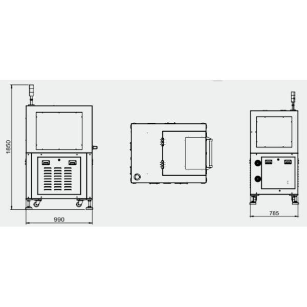 Fully Automatic Intelligent Nozzle Cleaning Machine YSLS-F3 990mm*785*1850mm Curb weight 450KG