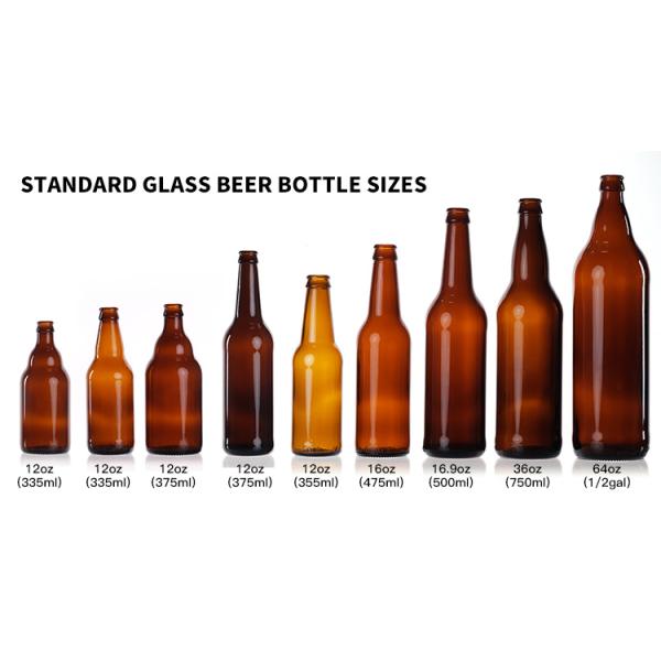 750ml Large Glass Beer Bottles
