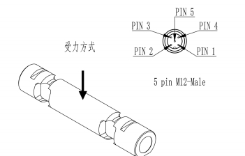 Load Pin Transducer Load Measuring Pin 200lb With Chain Shackles Offering