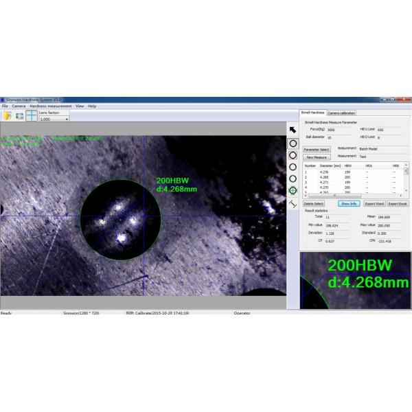 Auto-Brinell Optical Measuring System BH-10C Magnetic Probe software WIN 10