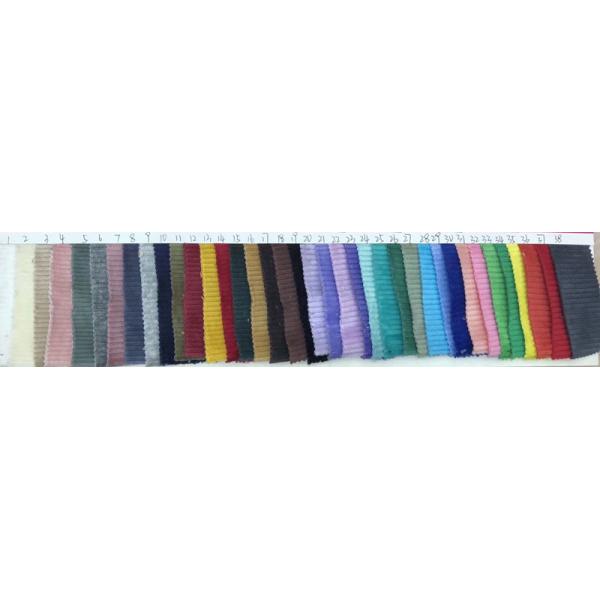 Korea Pleated Corduroy Spandex Velvet Velour Fabric Knitted 230-300gsm