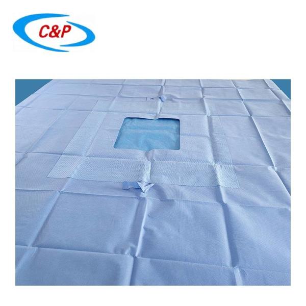 Sterile OEM Blue Laparotomy Surgical Drape With CE ISO13485