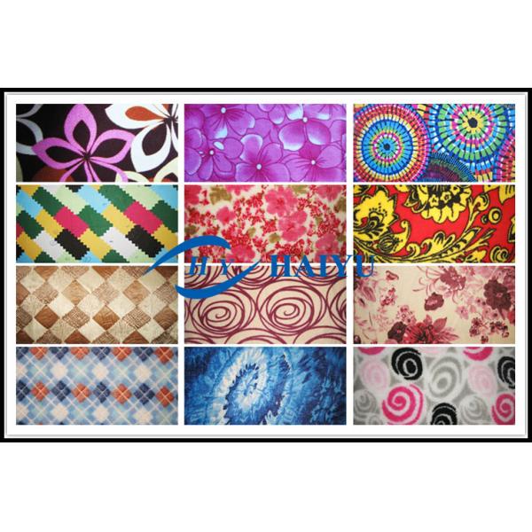 Professional Tiger Printed Fleece Fabric 220GSM~500GSM Warp Knitting