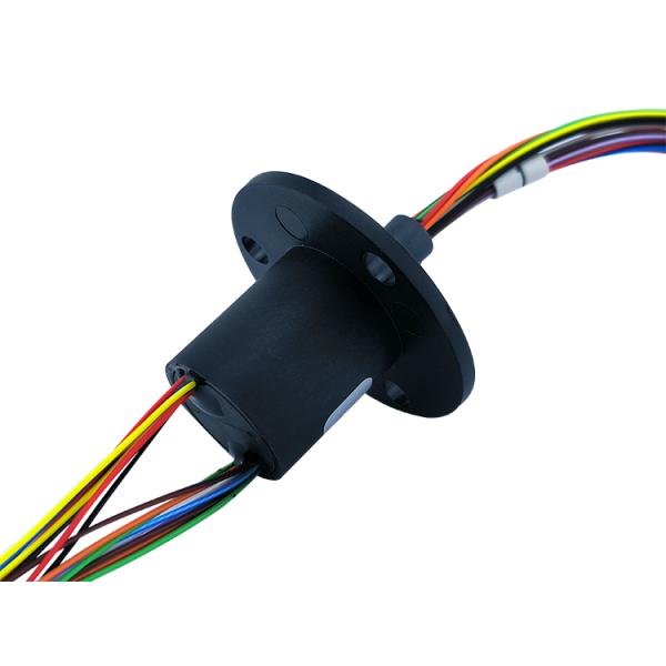 2A OD 22mm Cap Type Slip Ring With Flange For Small Power Electrical Appliances