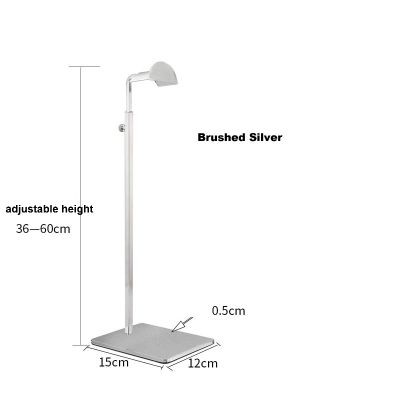 Height Adjustable Metal Retail Display Stainless Steel Handbag Display Stand For Shopping Mall