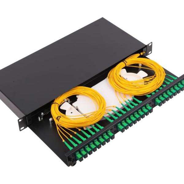 The New Rack Mounted Type 1*16 Fiber Optic Plc Splitter With Sc/upc Connector