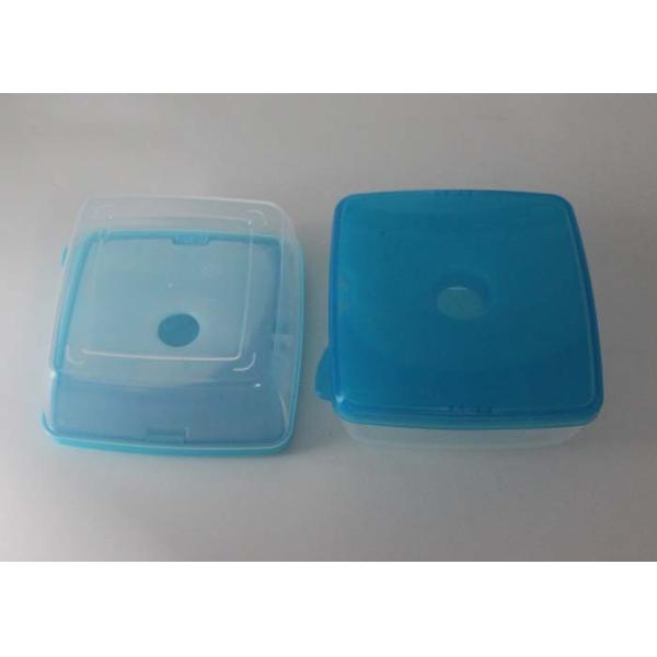 Square Waterproof Plastic Sandwich Box , Non Toxic Lunch Boxes For Work