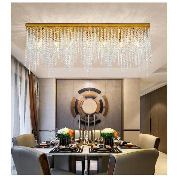 Crystal Chain Ceiling Lights New Lampara Techo for Home Decor guzhen lighting(WH-CA-107)