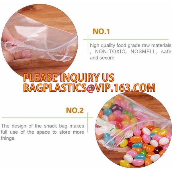 FDA LDPE Zip lockk Gallon Slider Storage freezer Bags, custom printing mini Zip lockk bags with apple brand, ROHS recyclable