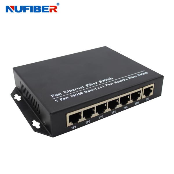 DC5V 1A 7 Port Ethernet Switch 100Mbps Speed IEEE802.3u Standard