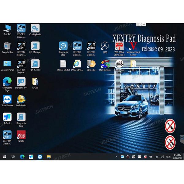 OEM MB Star C6 DOIP Multiplexer VCI SD Connect Auto Diagnostic Tools WIFI Diagnosis C6 For Truck and Car and CF53 laptop