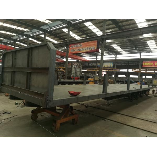 Truck Trailer 3 axles flatbed semi-trailer platform 40ft 48ft for container transport