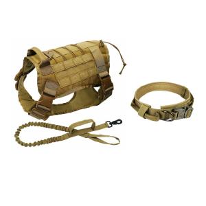 China 1000D Nylon 17in Adjustable Dog Harness Scratch Resistant wholesale