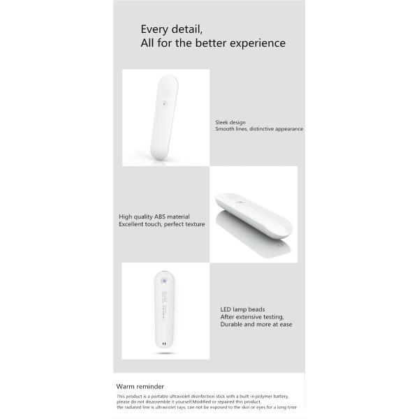 Hand-held portable sterilization sterilizer led ultraviolet light streilizer uv disinfection stick