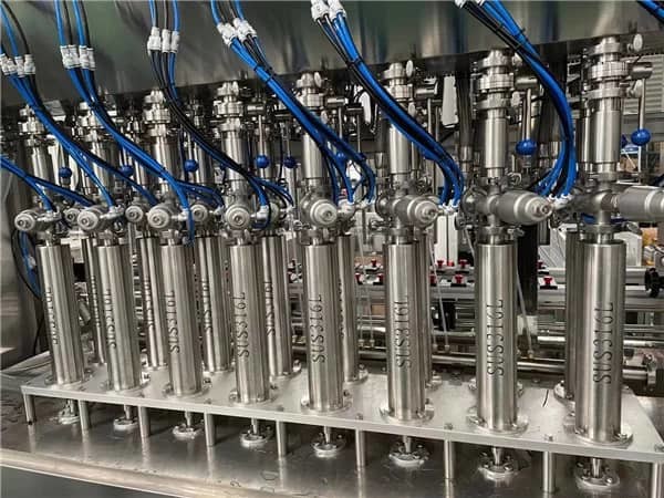 Automatic Volumetric Piston Filling Machine With Multy Heads Servo Driven Inline System