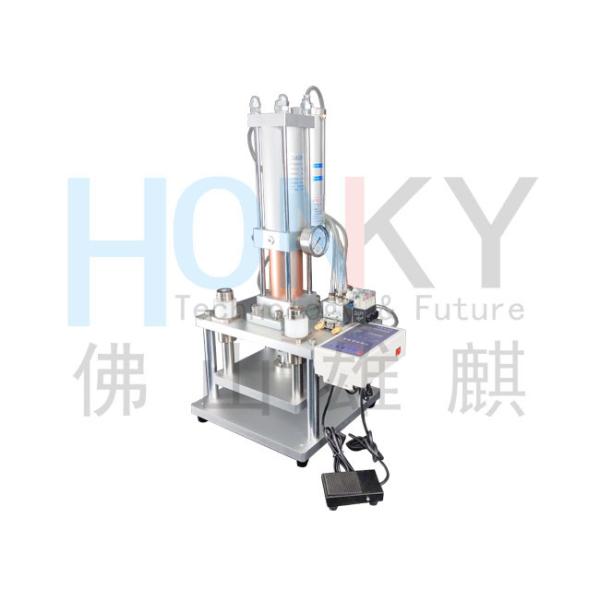 Air Control Semi Automatic Capping Machine For 2ml Perfume Sample Tube Sealing