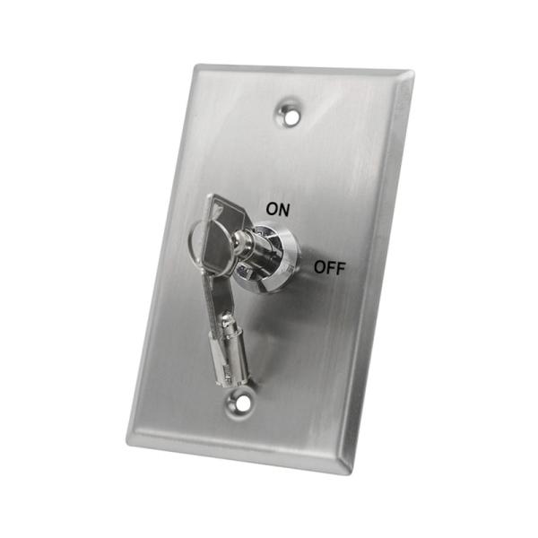 Standard American Size Momentary Key Switch Metal Switch OEM Sign