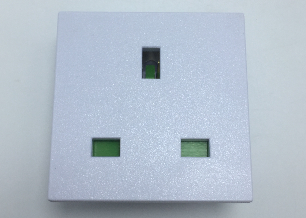 BSI Approved RB-02 British Socket Female Outlet 3 Pole 13A 250V UK Wall Panel Power Electrical Plugs And Sockets BS 1363