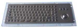 China Industrial Metal Kiosk Compact Keyboard with Ruggedized Trackball wholesale