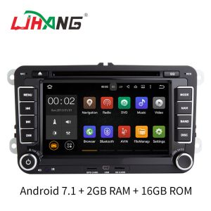 With Steering Wheel Control Vw Jetta Dvd Player , Android 7.1 In Dash Car Dvd