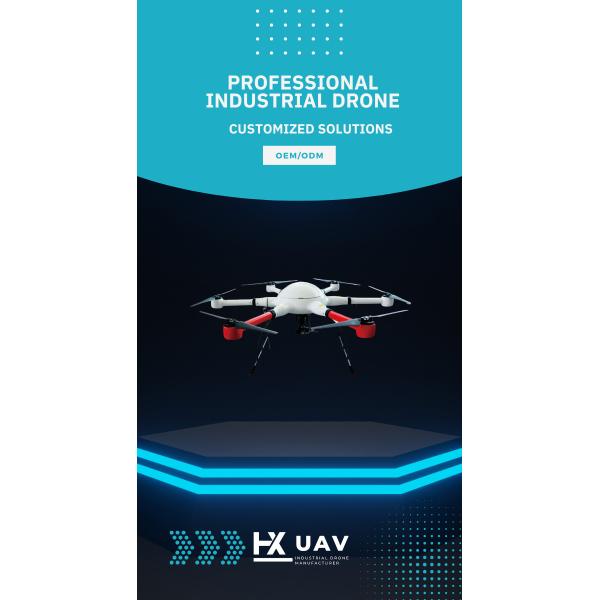 HX160MP 6 Rotors Axis Security UAV Surveillance Drone 30kg Payload Drone FCC RoHS HX160MP