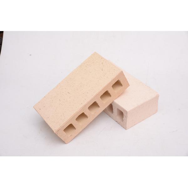 Cream Yellow Hollow Clay Brick With Rough Surface For Building Construction