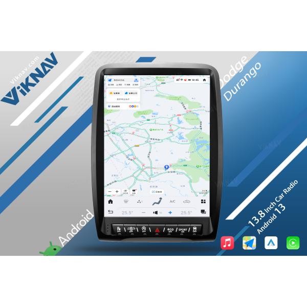 VIKNAV 13.8 inch Car Radio For Dodge Durango 2014-2016 Replacement Wireless Carplay Unit Custom
