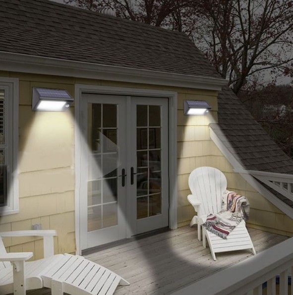 70lm/w Children Night Lamp Solar Wall Lights Sensor For Garden